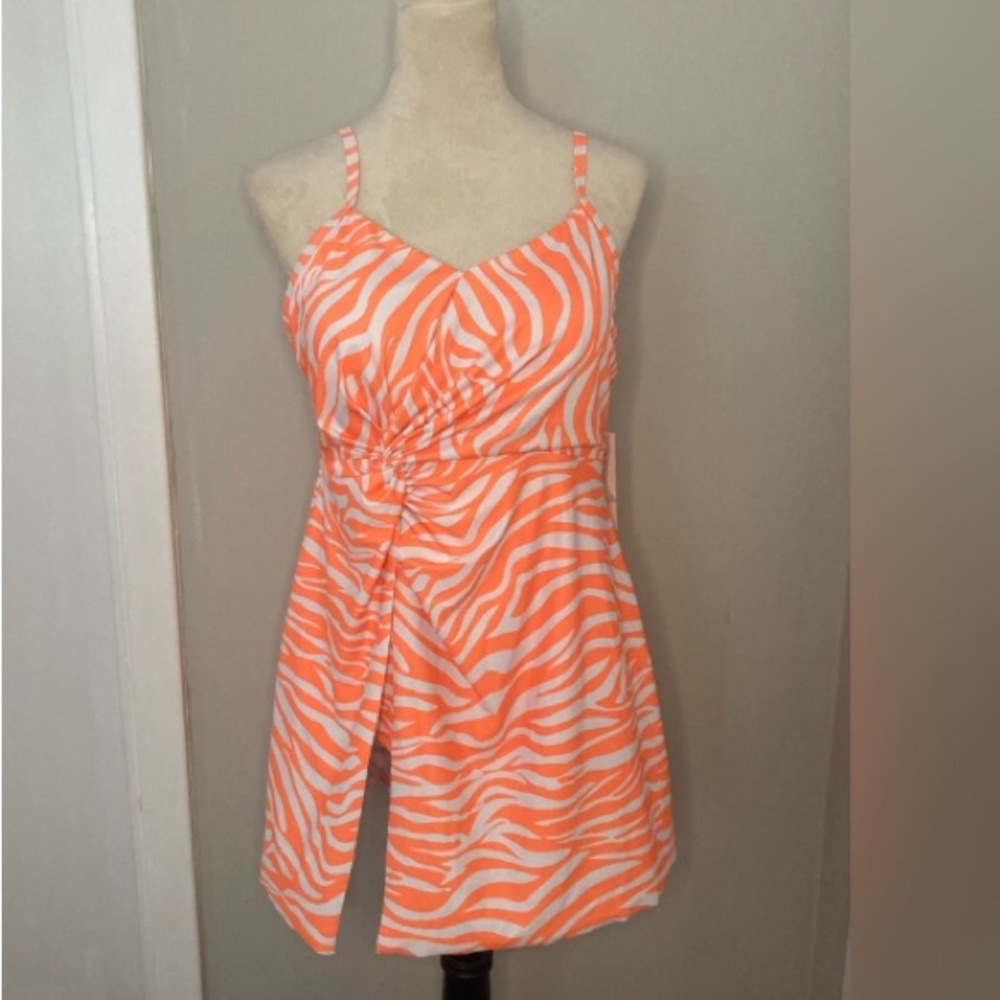 Grace Karin V-neck Tummy Control One Piece Swimdress